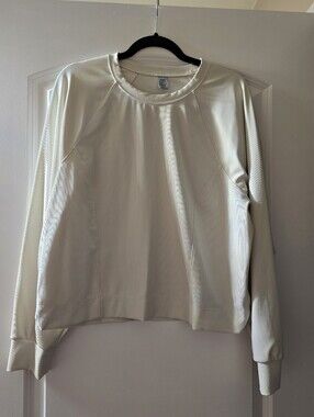 VSX Cream Crewneck Pullover Sweatshirt
